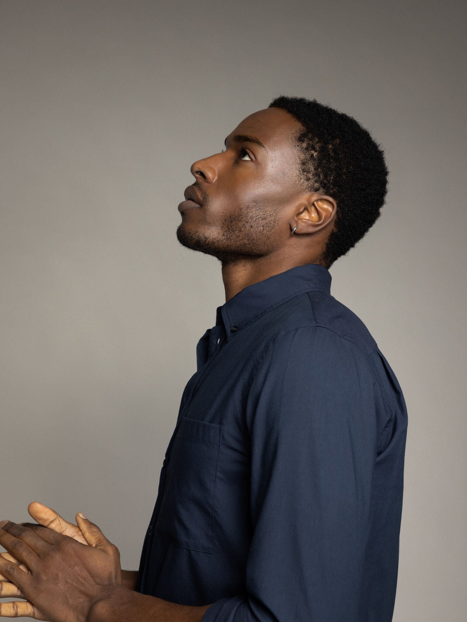 Modelshot / Navy / Detail